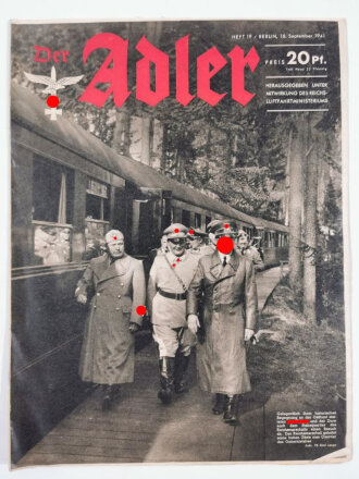 Der Adler "Der Führer und der Duce im Stabsquartier des Reichsmarschalls", 16. September-Heft 1941