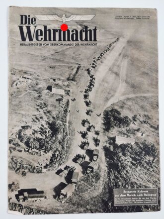 Die Wehrmacht "Bespannte Kolonne auf dem Marsch nach Stalingrad", Heft Nr. 21, 7. Oktober 1942