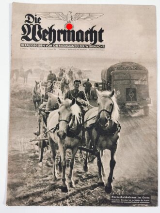 Die Wehrmacht "Nachschubkolonne im Osten", Heft Nr. 17, 13. August 1941