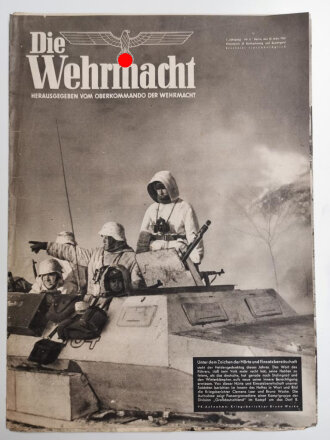Die Wehrmacht "Unter dem Zeichen der Härte und Einsatzbereitschaft", Heft Nr. 6, 10. März 1943