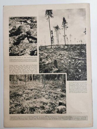 Die Wehrmacht "Dort liegt der sowjetische Waldbunker!", Heft Nr. 18, 27. August 1941