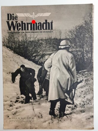 Die Wehrmacht "Die Artillerie der Sowjets schießt noch", Heft Nr. 3, 28. Januar 1942
