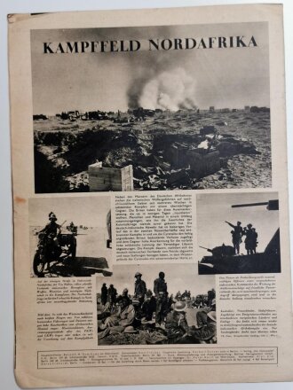 Die Wehrmacht "Ein Skispähtrupp kämpf sich durch die Schneewüste der Ostfront", Heft Nr. 2, 14. Januar 1942