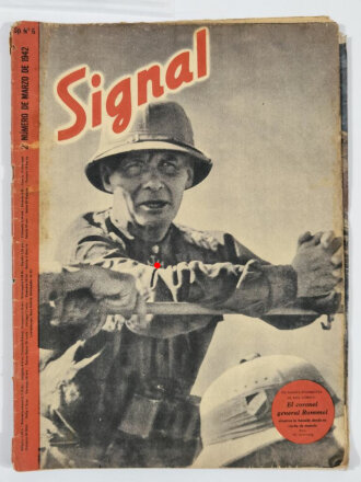 Signal spanische Ausgabe "El coronel genral Rommel" Nr. 6, März 1942