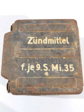 Kasten "Zündmittel für je 9 S.Mi.35"...