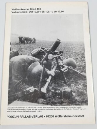 Waffen Arsenal Band 150, "Deutsche Minen- und Granatwerfer 1914-1945", A4, 48 Seiten