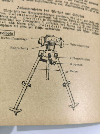 Waffentafel Wa 36/37 "Schwere Granatwerfer" von...