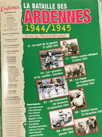 "Gazette des Uniformers - La Bataille des Ardennes...