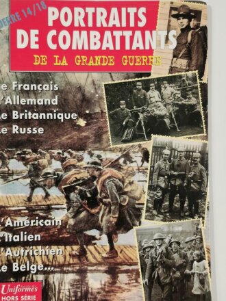 "Gazette des Uniformers - Portraits de Combattants de la Grande Guerre", 80 Seiten, französisch, aus Raucherhaushalt