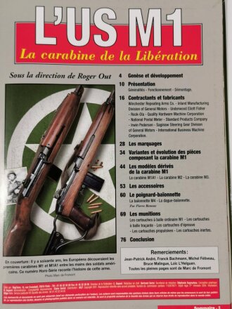 "Gazette des Armes - LUS M1 - La carabine de la Libération", 78 Seiten, französisch, aus Raucherhaushalt