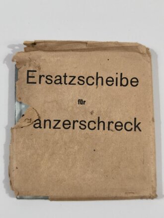 Wehrmacht, Ersatzscheibe für Panzerschreckschild ( Raketenpanzerbüchse 54 ), Originalverpackt