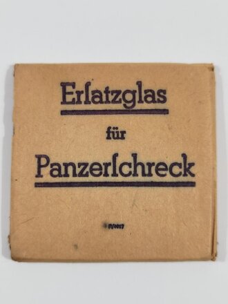 Wehrmacht, Ersatzscheibe für Panzerschreckschild ( Raketenpanzerbüchse 54 ), Originalverpackt