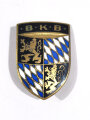 Bayern, Bayerischer Kriegerbund, Mitgliedsabzeichen "B.K.B.", emailliert, 32 mm, guter Zustand