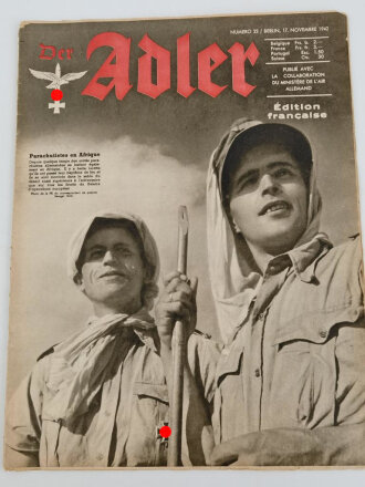 Der Adler Edition francaise "Parachutistes en Afrique", 17. November 1942