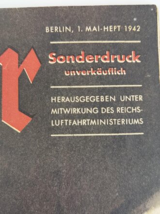 Der Adler Sonderdruck "Sturzangriff auf britischen Frachter", 1. Mai-Heft 1942