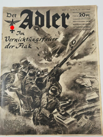 Der Adler "Im Vernichtsungsfeuer der Flak", 23....