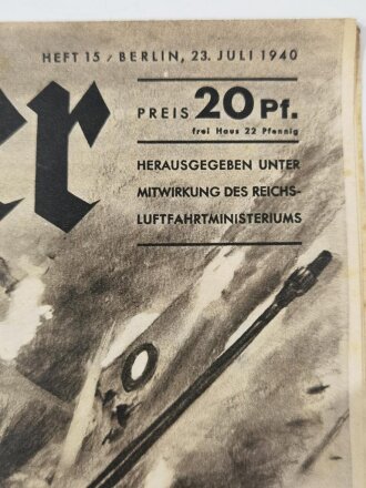 Der Adler "Im Vernichtsungsfeuer der Flak", 23....