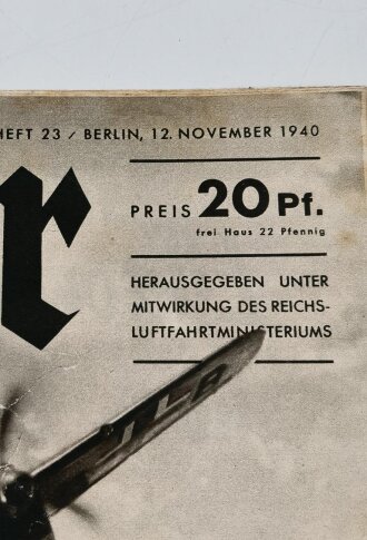 Der Adler "Grosskampf gegen England", 12. November 1940