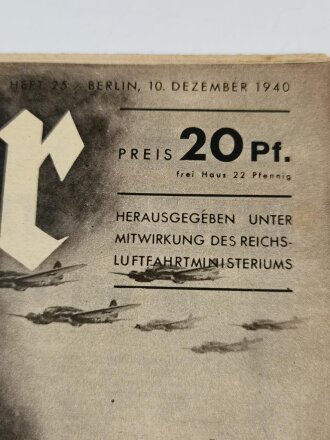 Der Adler "Englische Industrien vernichtet!", 10. Dezember 1940