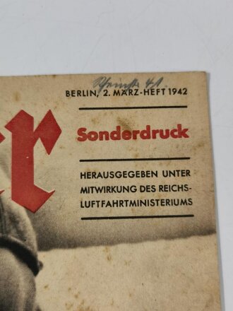 Der Adler Sonderdruck "Der Kommandant", 2. März-Heft 1942