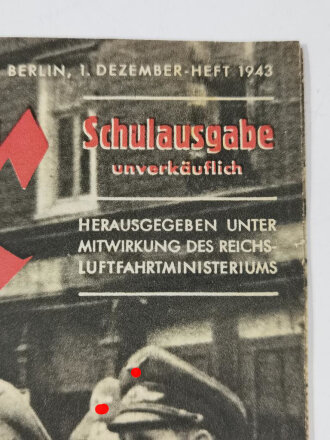 Der Adler Schulausgabe "Der Reichsmarschall", 1. Dezember-Heft 1943