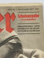 Der Adler Schulausgabe "Entscheidende Minuten", 1. November-Heft 1943