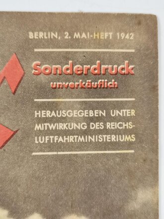 Der Adler Sonderdruck "Der schnellste Jäger der Welt", 2. Mai-Heft 1943