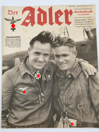 Der Adler Sonderdruck "Fliegerkameradschaft", 1. August-Heft 1942