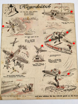 Der Adler Sonderdruck "Fliegerkameradschaft", 1. August-Heft 1942