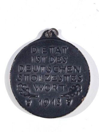 Eiserne Medaille " Die Tat ist des Deutschen...