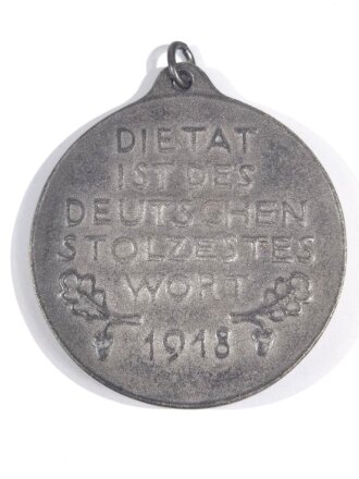 Eiserne Medaille " Die Tat ist des Deutschen...