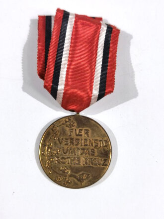 Preussen, Rot Kreuz Medaille 3.Klasse. Buntmetall am Band, im Etui