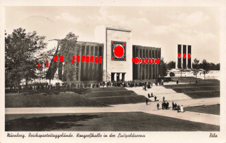 Ansichtskarte "Nürnberg. Reichsparteitaggelände, Kongreßhalle in der Luitpoldarena"