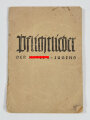 "Pflichtlieder der Hitler-Jugend" herausgegeben von der Kulturabteilung des Gebietes und des Obergaues Hessen-Nassau (13), 30 Seiten, Din A6