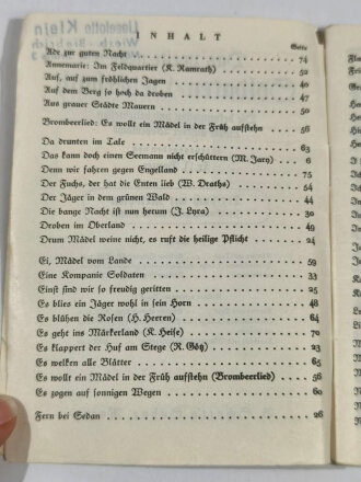 Das neue Soldaten-Liederbuch, Textbuch mit Melodien 2...