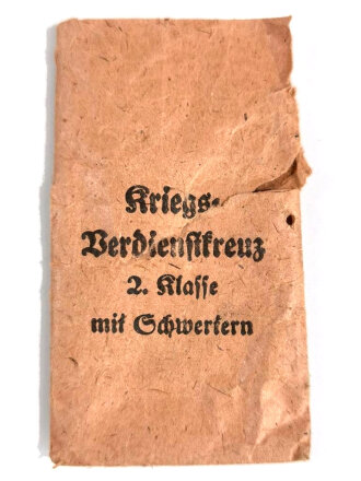 Kriegsverdienstkreuz 2. Klasse 1939 mit Schwertern am...