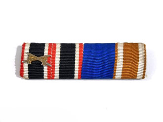 4er Bandspange mit Kriegsverdienstkreuz 2. Klasse 1939...