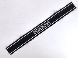Deutschland nach 1945 , Ärmelstreifen Grubenwehr, Länge 38 cm