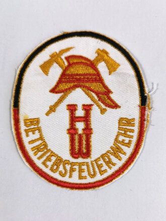 Ärmelabzeichen, Betriebsfeuerwehr HW