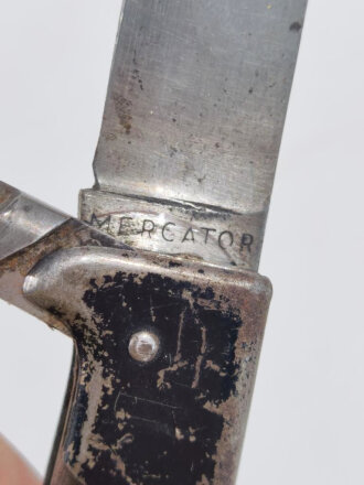 1.Weltkrieg, "Mercator" Taschenmesser. Originallack. 11cm