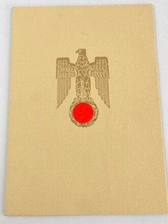 Adolf Hitler, eigenhändige Unterschrift auf...