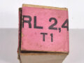 Original verpackte Röhre Lorenz RL 2,4 T1 der Wehrmacht, Funktion nicht geprüft