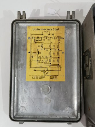 Umformersatz E.U.a4 Baujahr 1945 für Panzerfunkgeräte. Funktion nicht geprüft