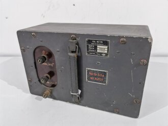 Luftwaffe, künstliche Antenne KA. 40/70, Hersteller Seibt, LN 25490. Wahlweise mit 40 oder 70 Watt belastbar. Originallack, Funktion nicht geprüft