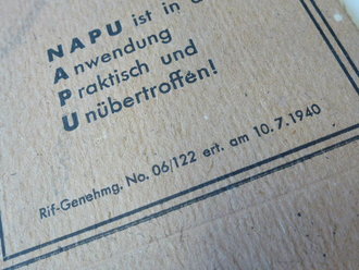 Verpackung  Napu Handwaschmittel 1940, Neuwertig