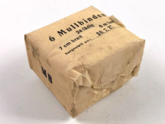 Pack " 6 Mullbinden" datiert 1937,  gehört...