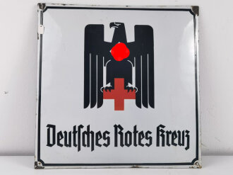 Deutsches Rotes Kreuz,  Emailleschild in gutem...
