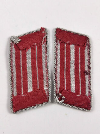 Feuerwehr III. Reich, Paar Kragenspiegel für einen Offizier der Feuerschutzpolizei