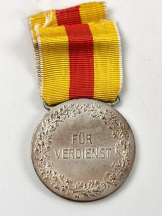 Baden,  Silberne Verdienstmedaille 1916-1918, Buntmetall...