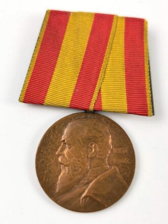 Baden,  bronzene Regierungsjubiläumsmedaille 1902 an Einzelspange